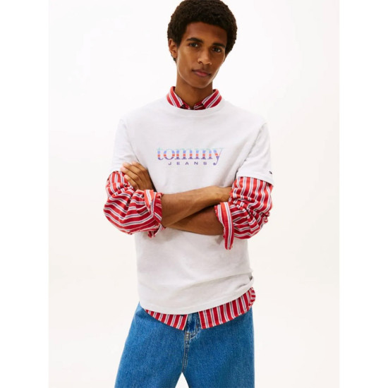 Tommy Hilfiger Ανδρική κοντομάνικη μπλούζα Logo Jersey Slim T-Shirt